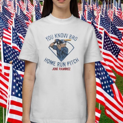 Guardians Jose Ramirez Home Run Pitch T-Shirt