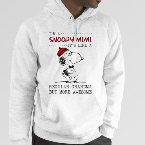 I’m A Snoopy Mimi It’s Like A Regular Grandma But More Awesome TShirt