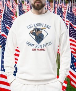 Guardians Jose Ramirez Home Run Pitch T-Shirt