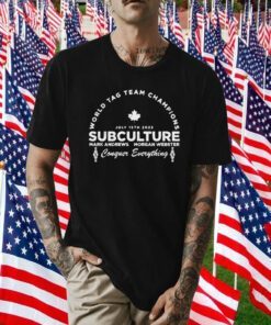 World Tag Team Champions Subculture Shirts