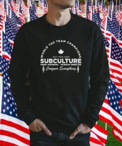 World Tag Team Champions Subculture Shirts