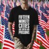 Wide Awake Fifteen Minute Cities Are Open Air Prisons Tee Shirt