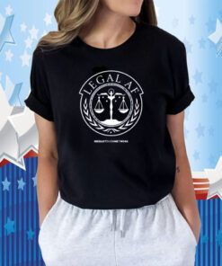 Legal AF Custom Navy Logo T-Shirt