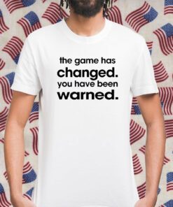 J. Cole The Game Has Changed You Have Been Warned 2023 Shirt