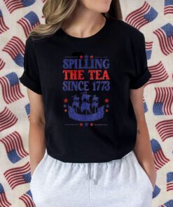 4th Of July spilling The Tea Since 1773 Shirt Teacher Classic T-Shirt4th Of July spilling The Tea Since 1773 Shirt Teacher Classic T-Shirt