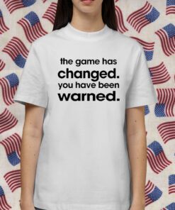 J. Cole The Game Has Changed You Have Been Warned 2023 Shirt