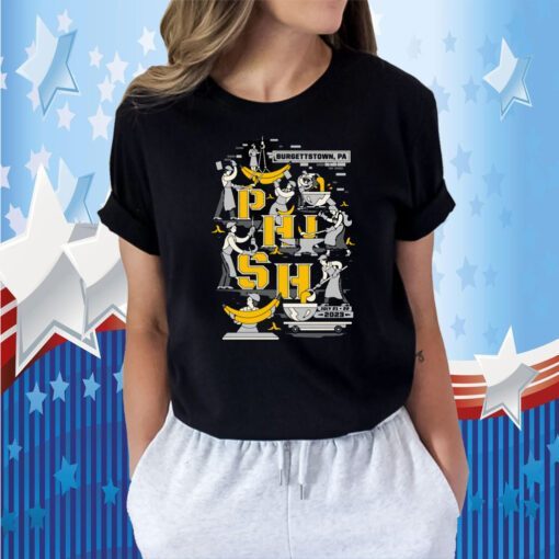 Phish, Burgettstown 2023 Event Tee Shirts