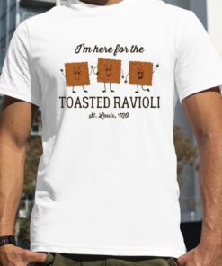 I’m here for the toasted ravioli retro t-shirt