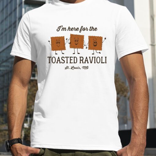 I’m here for the toasted ravioli retro t-shirt