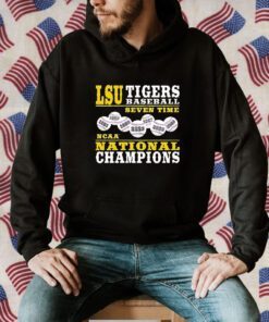 Louisiana University Tigers Ncaa Baseball Seven Time Champions Balls Shirts