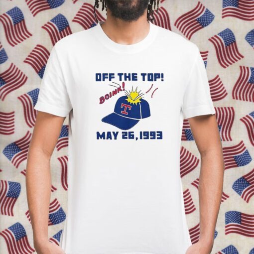 Texas Rangers Boink Off The Top May 26 1993 Tee Shirt
