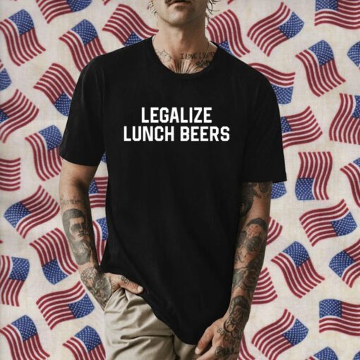 Legalize Lunch Beers Retro T-Shirt