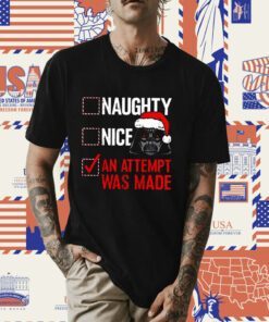 An Attempt Was Made Naughty Or Nice Darth Vader Star Wars 2023 T-Shirt