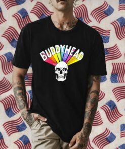 Buddyheadstore Rainbow Skull Shirts T-Shirt