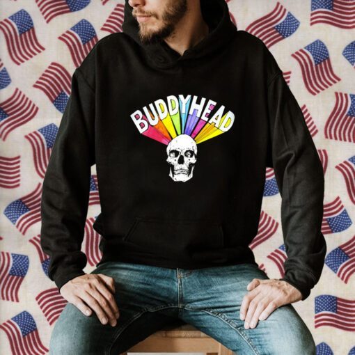 Buddyheadstore Rainbow Skull Shirts T-Shirt