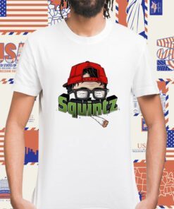 Squintz Smoking Funny Shirt