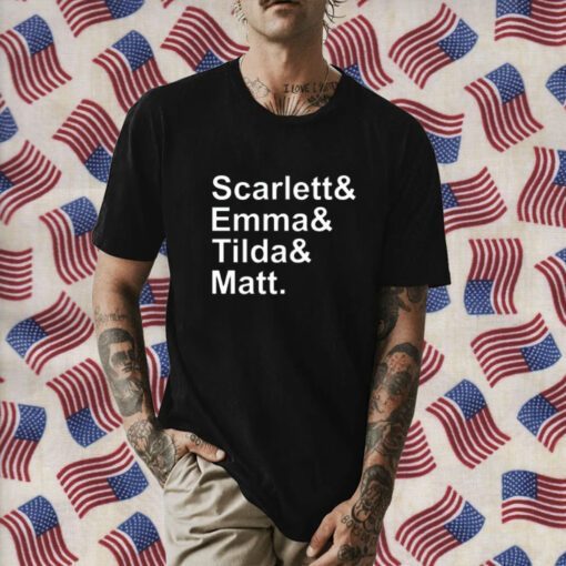 Scarlet & Emma & Tilda & Matt Gift T-Shirt