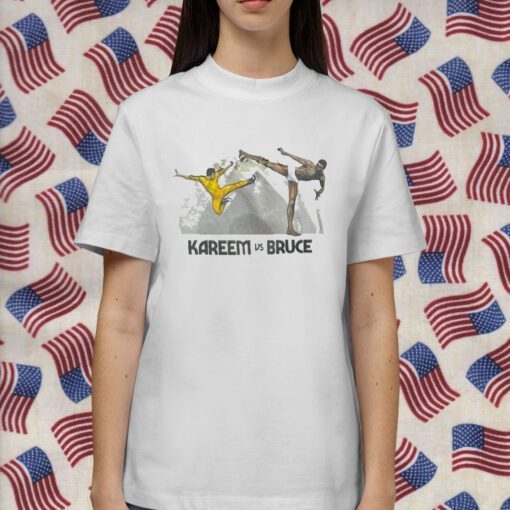 NBA Kareem Vs Bruce 2023 Tee Shirt