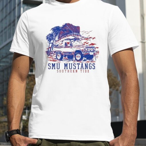 SOUTHERN TIDE wht SMU Southern Methodist University Trophy Catch Gift Shirt