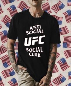 Anti Social UFC Social Slub Tee Shirt