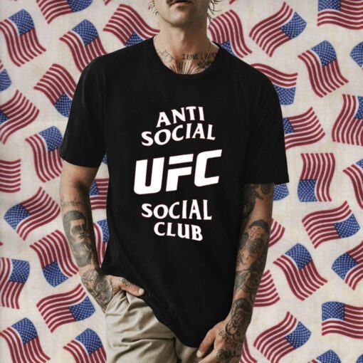 Anti Social UFC Social Slub Tee Shirt