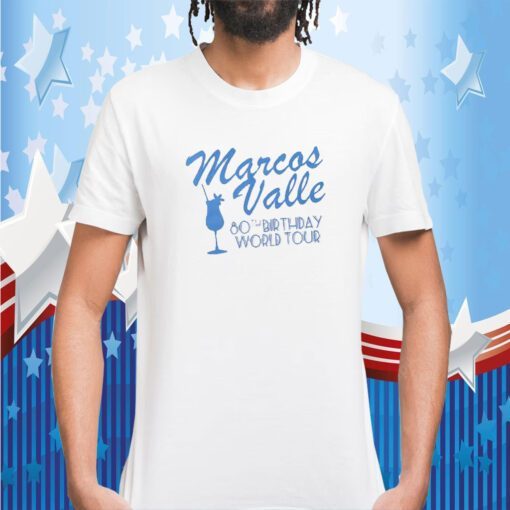 Marcos Valle, 80th Birthday World Tour Gift Shirt