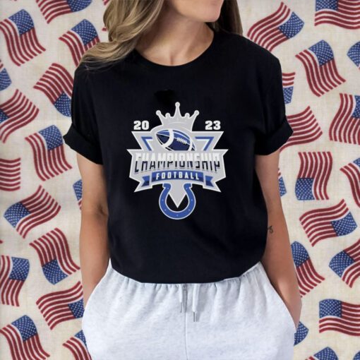 Indianapolis Colts Football NFL 2023 Championship Crown Retro Shirt