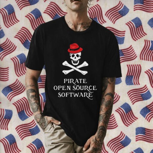 Jeff Geerling Pirate Open Source Software Vintage Shirt