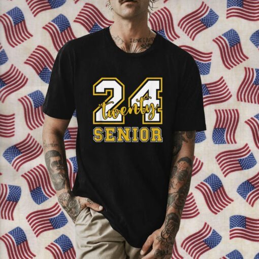 Senior 2024 Class of 2024 For College High School Senior Gift T-Shirt