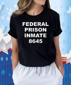 Anti Trump Halloween Costume Prison Inmate 8645 T-Shirt