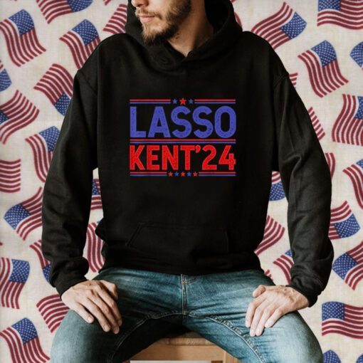 Lasso Kent' 24 Funny Usa Flag Sports 4th of July Election Retro T-Shirt