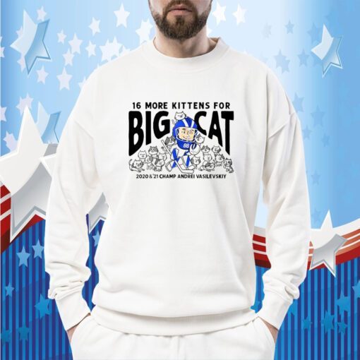 16 Big Kittens For Big Cat Andrei Vasilevskiy TShirt