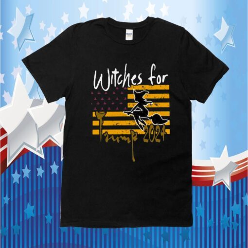 Witches For Trump 2024, Halloween Witch And Trump T-Shirt