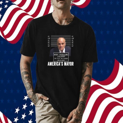 Rudy Giuliani Mugshot Shirt Rudy Giuliani Mug Shot TShirt