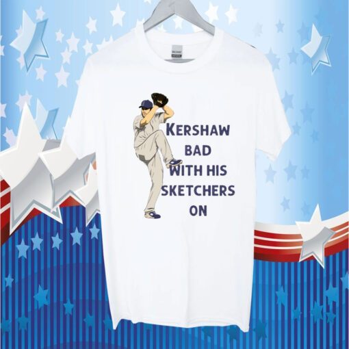 Clayton Kershaw Sketchers Pitching TShirt