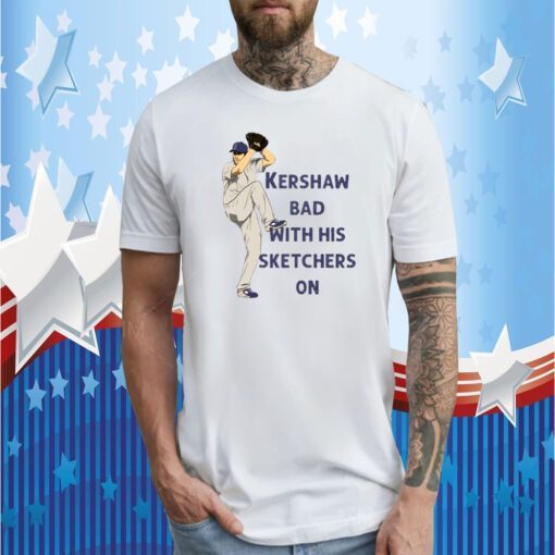 Clayton Kershaw Sketchers Pitching TShirt