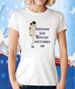 Clayton Kershaw Sketchers Pitching TShirt