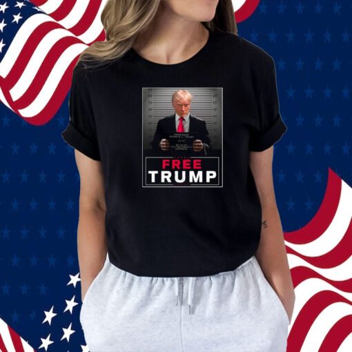 Free Trump Mugshot Sig T-Shirt