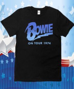 David Bowie Attractive On Tour 1974 T-Shirt