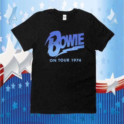 David Bowie Attractive On Tour 1974 T-Shirt