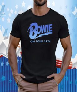 David Bowie Attractive On Tour 1974 T-Shirt