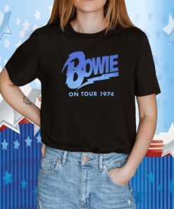 David Bowie Attractive On Tour 1974 T-Shirt