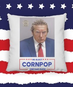 Re-Elect Cornpop One Bad Dude Donald Trump Mugshot Shirt