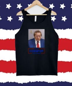 Re-Elect Cornpop One Bad Dude Donald Trump Mugshot Shirt