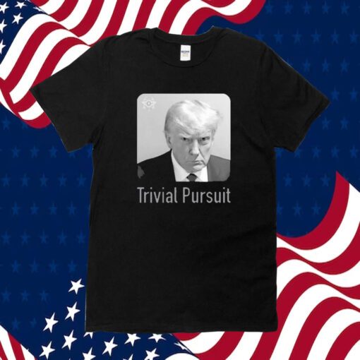 Trump Mugshot Trivial Pursuit Shirt