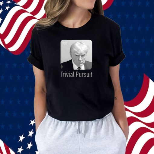 Trump Mugshot Trivial Pursuit Shirt