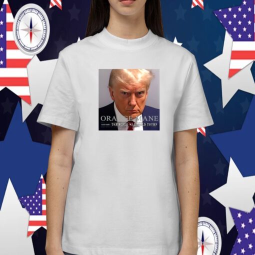 Orange Mane Trump Mugshot Tee Shirt