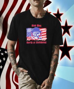 Skull Guns Rich Men North of Richmond American Flag Tee Shirt