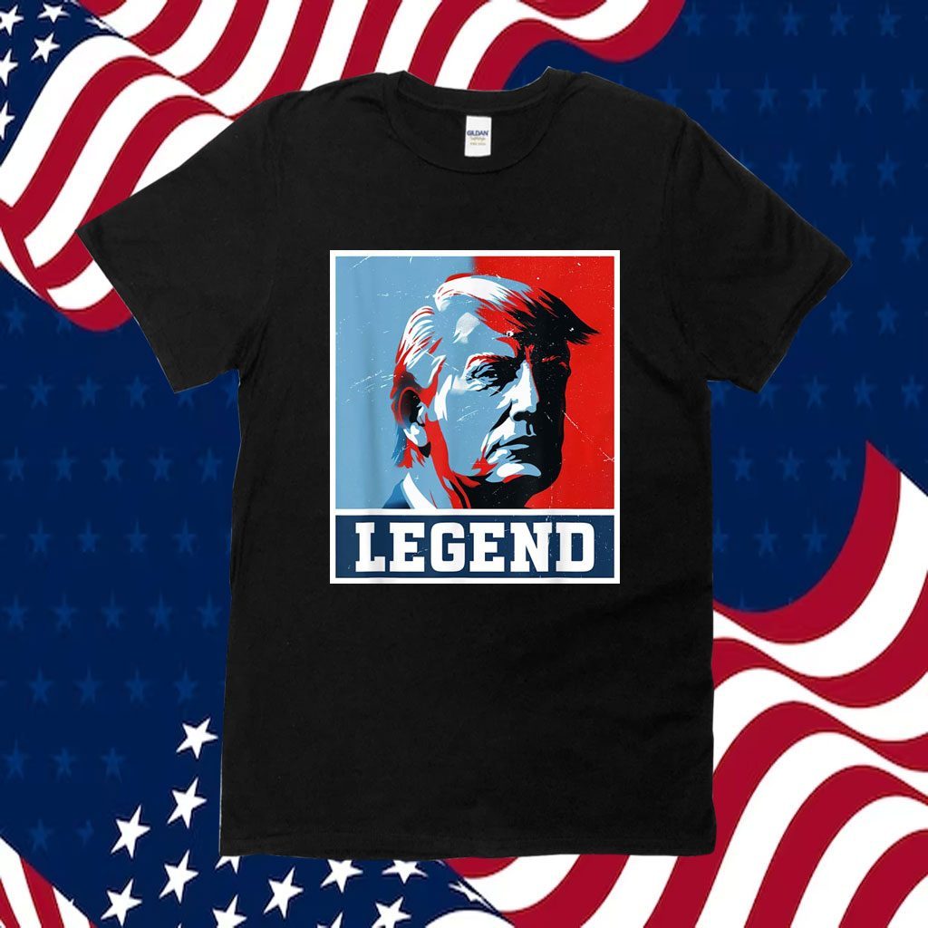 Trump 2024 Mugshot President Legend Poster Tee Shirt