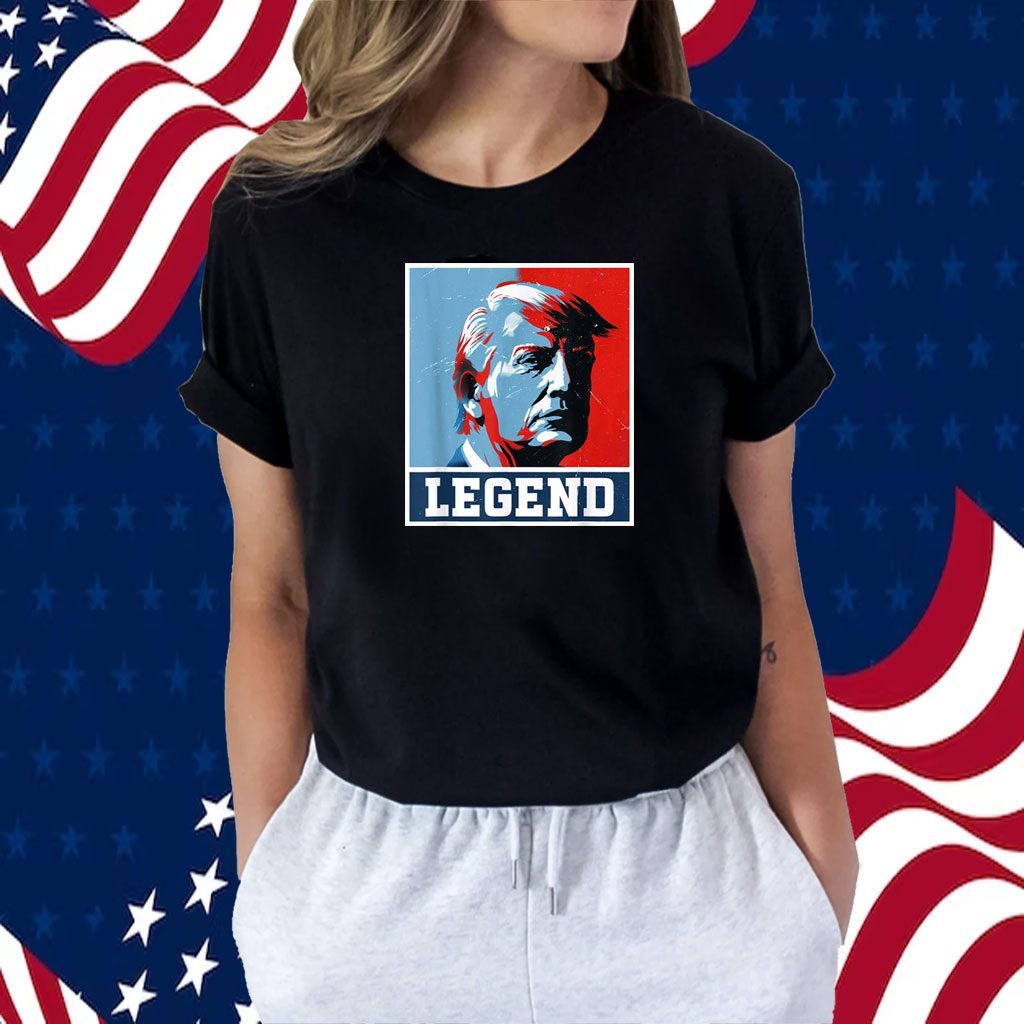 Trump 2024 Mugshot President Legend Poster Tee Shirt